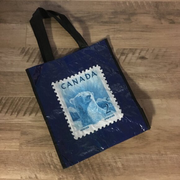 Canada Post 'Polar Bear Postage' Reusable Bag - Picture 3 of 8